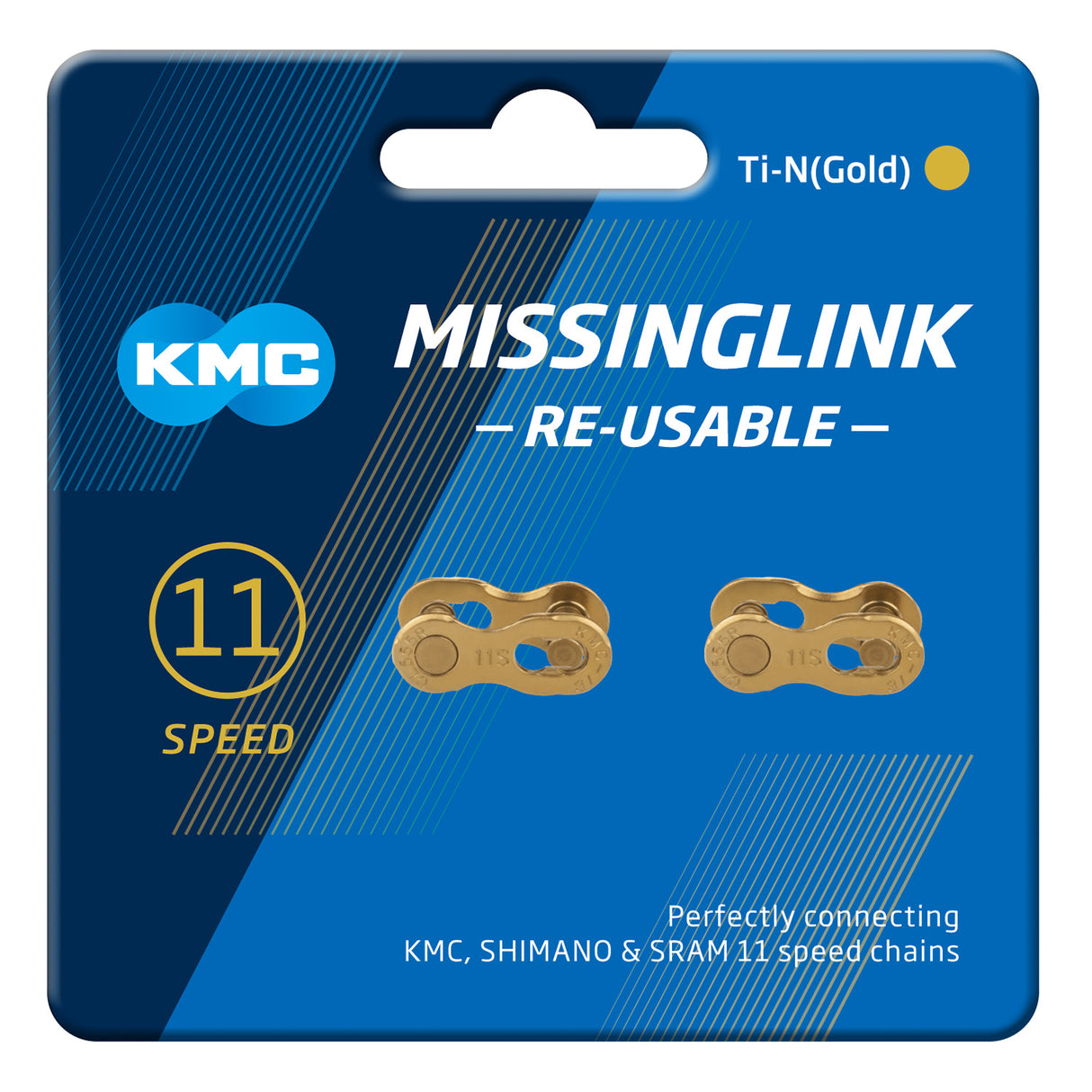 Kmc 11r ti-n guld missinglink stik