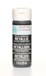 Martha stewart • maling 59ml metallisk sort nikkel