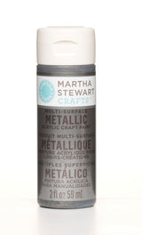 Martha stewart • maling 59ml metallisk børstet tin
