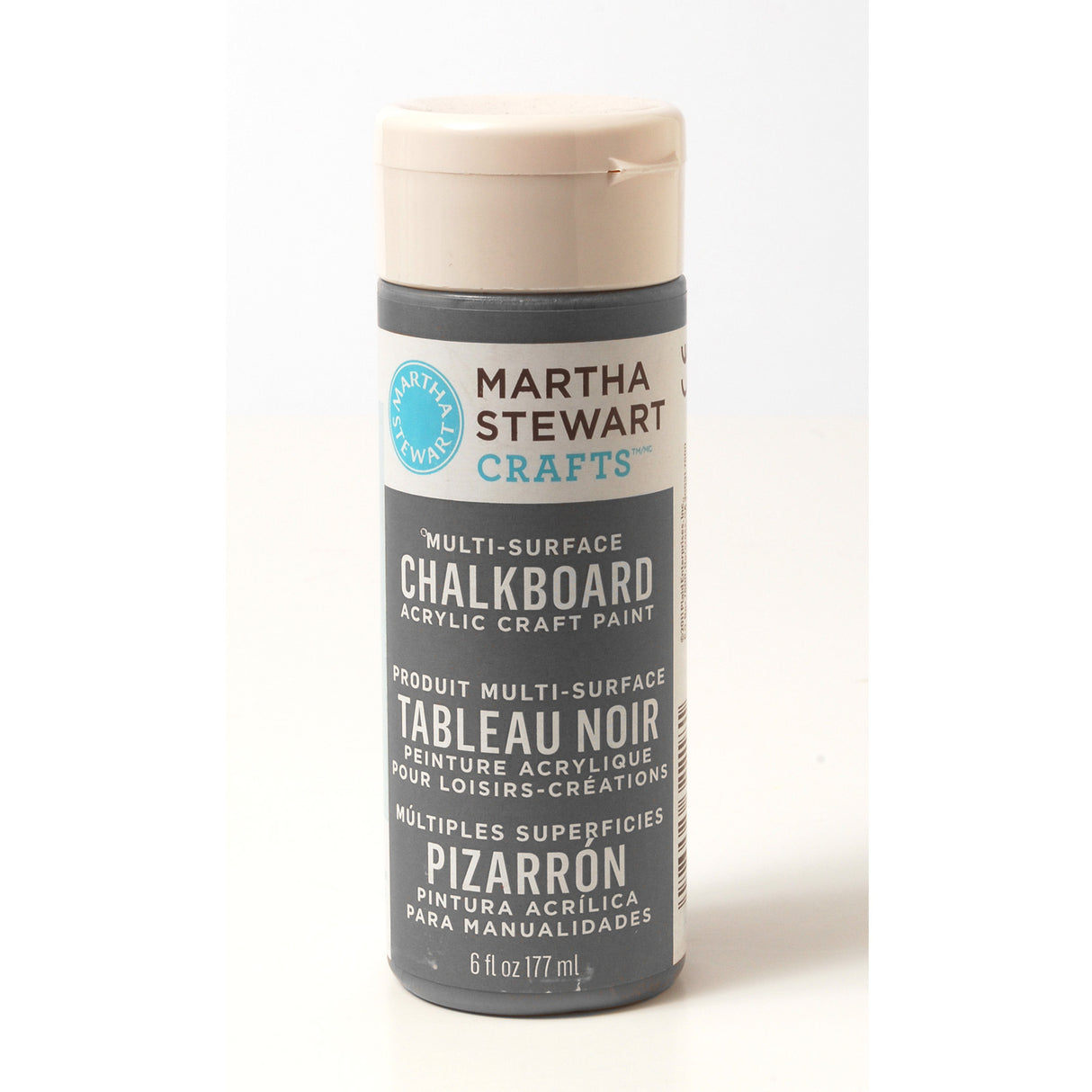 Martha stewart • tavlemaling grå 177ml