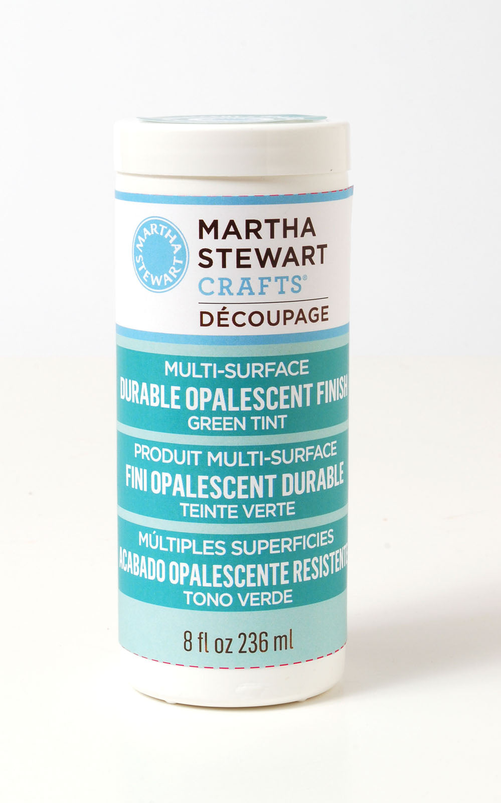 Martha stewart • decoupage opaliserende grøn 236ml