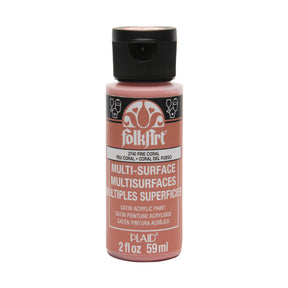 Folkart • multi-surface brand coral 59ml