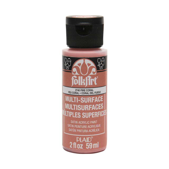 Folkart • multi-surface brand coral 59ml