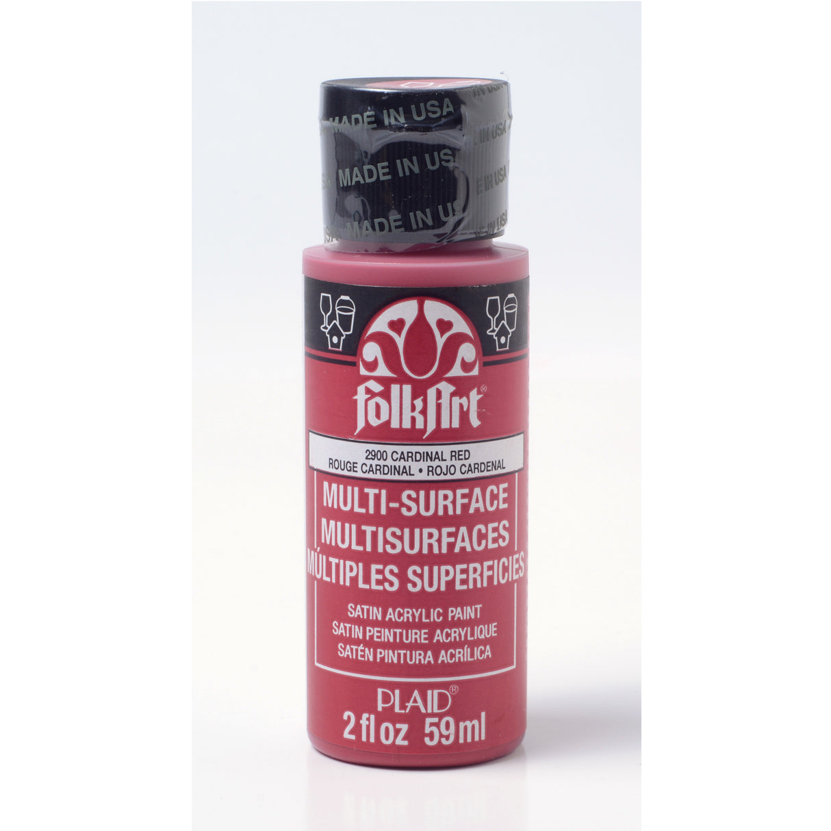 Folkart • multi-surface kardinal rød 59ml
