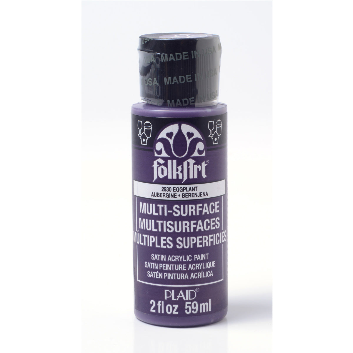 Folkart • aubergine med flere overflader 59ml
