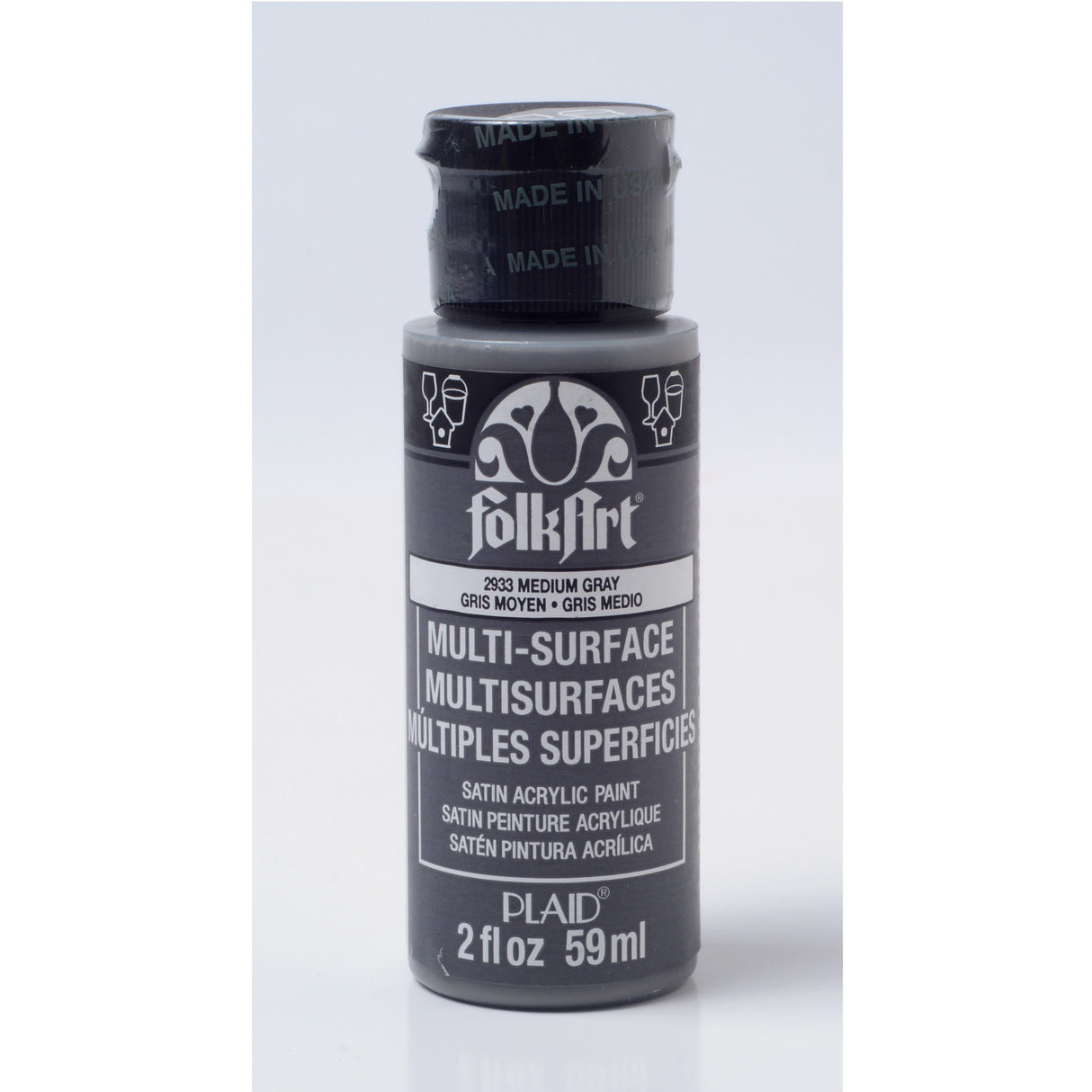 Folkart • multi-surface mellemgrå 59ml
