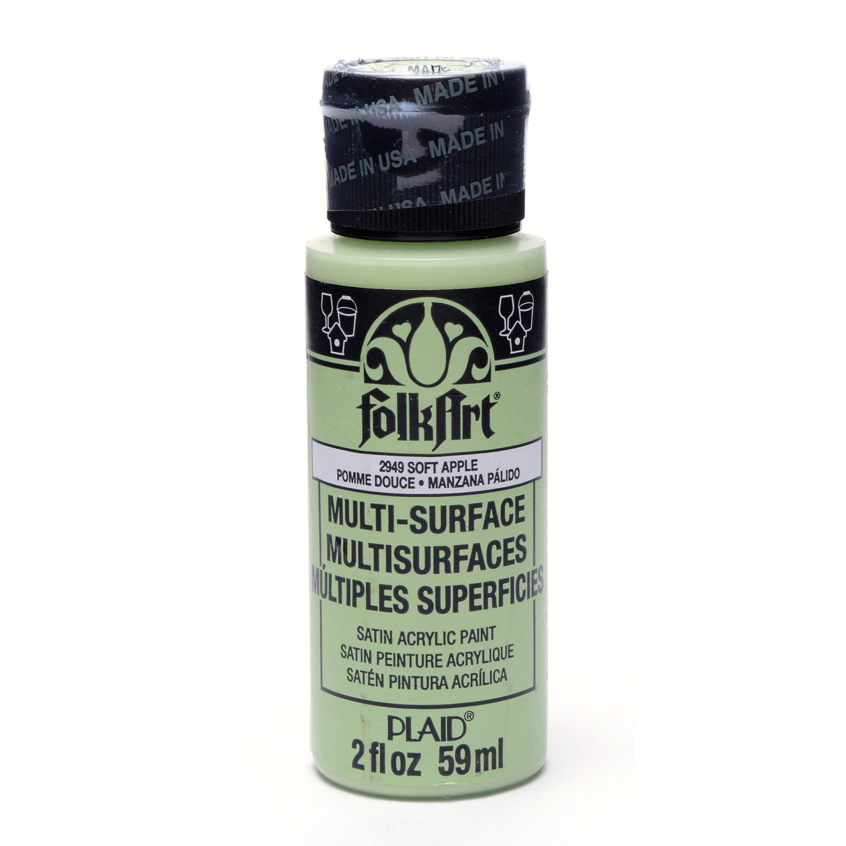 Folkart • multi-surface blødt æble 59ml