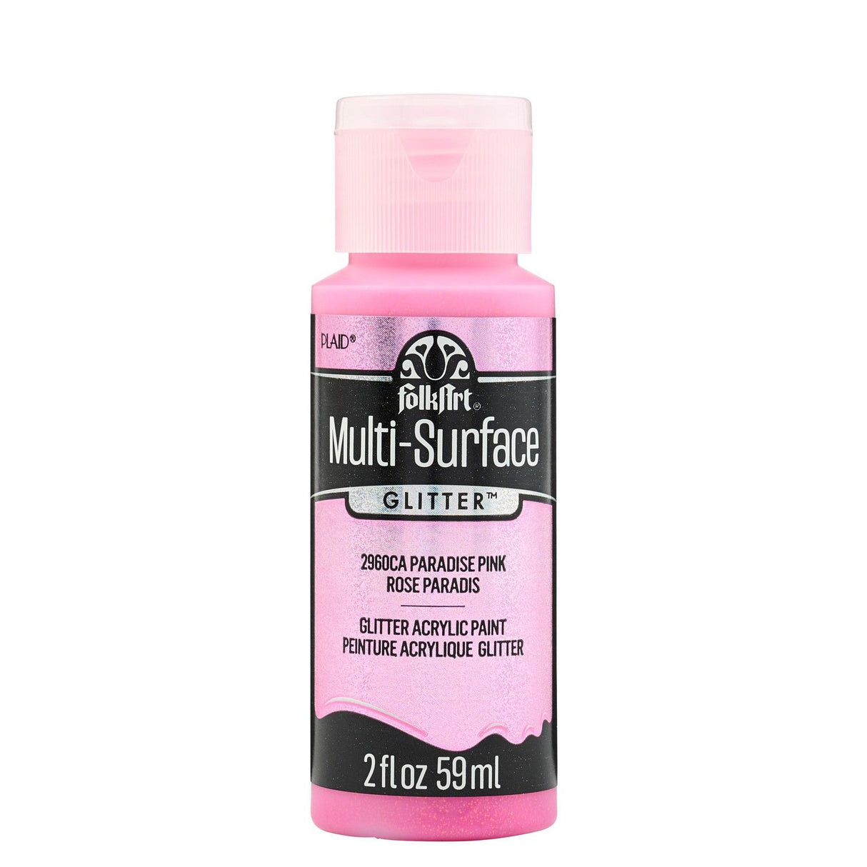 Folkart • multi-surface glitter paradis pink 59ml