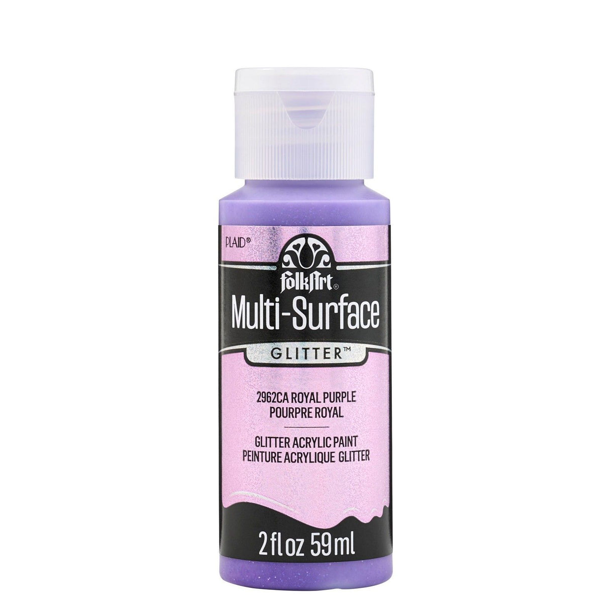 Folkart • multi-surface glitter royal lilla 59ml