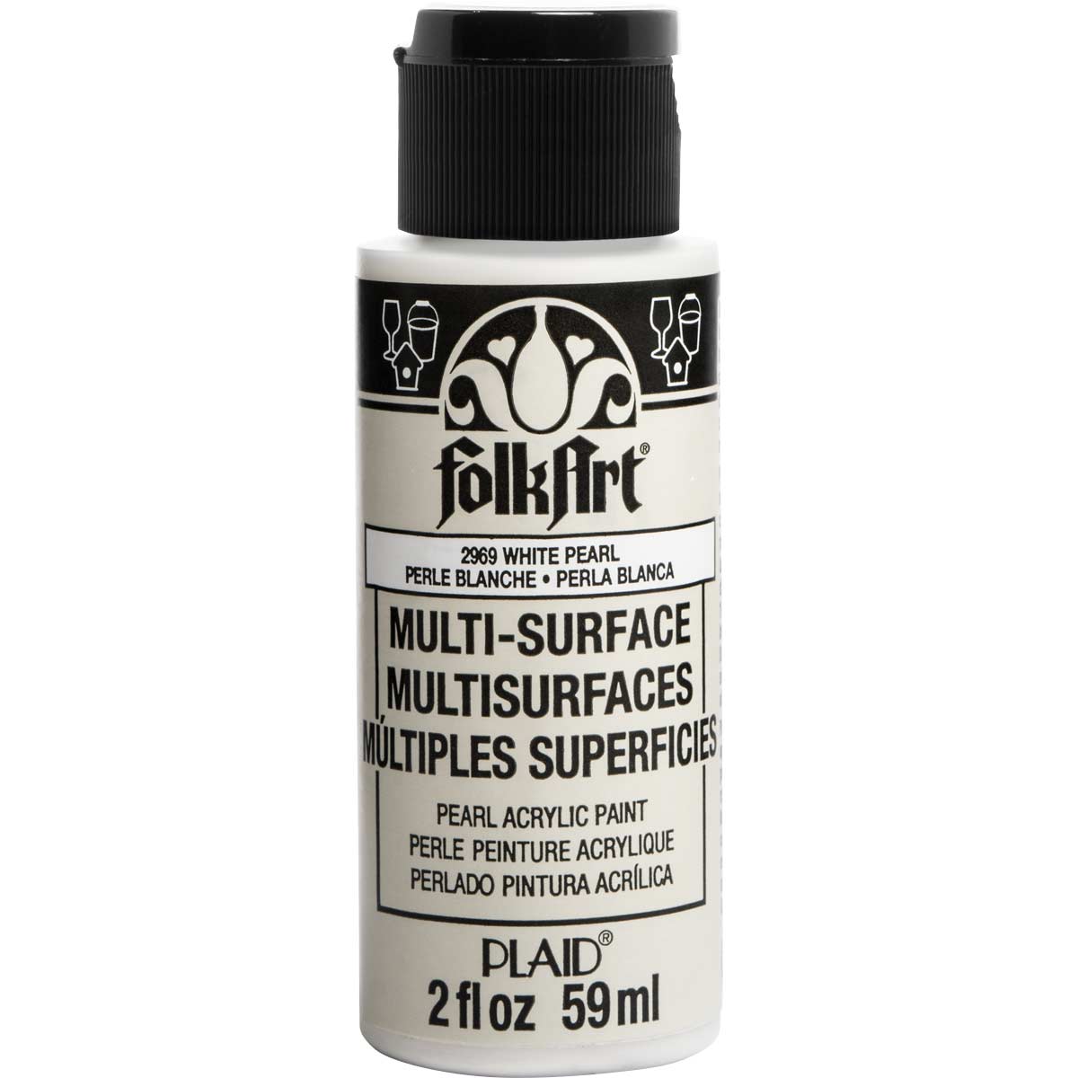 Folkart • multi-surface perlehvid 59ml