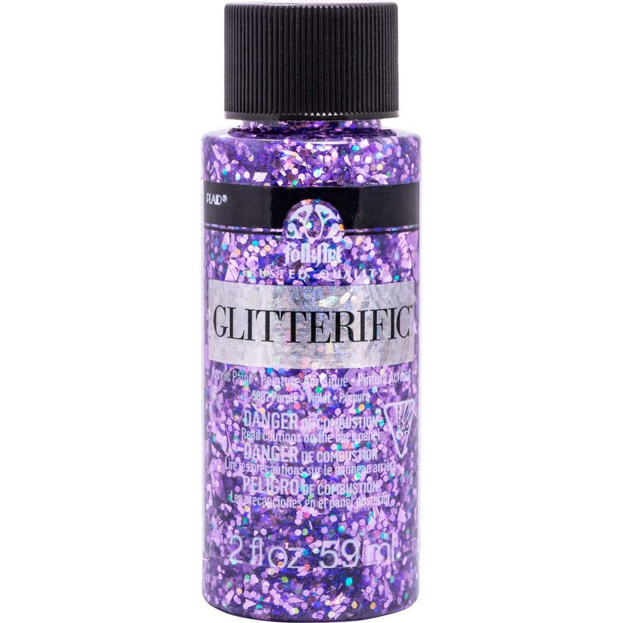 Folkart • glitrende farver lilla 59ml