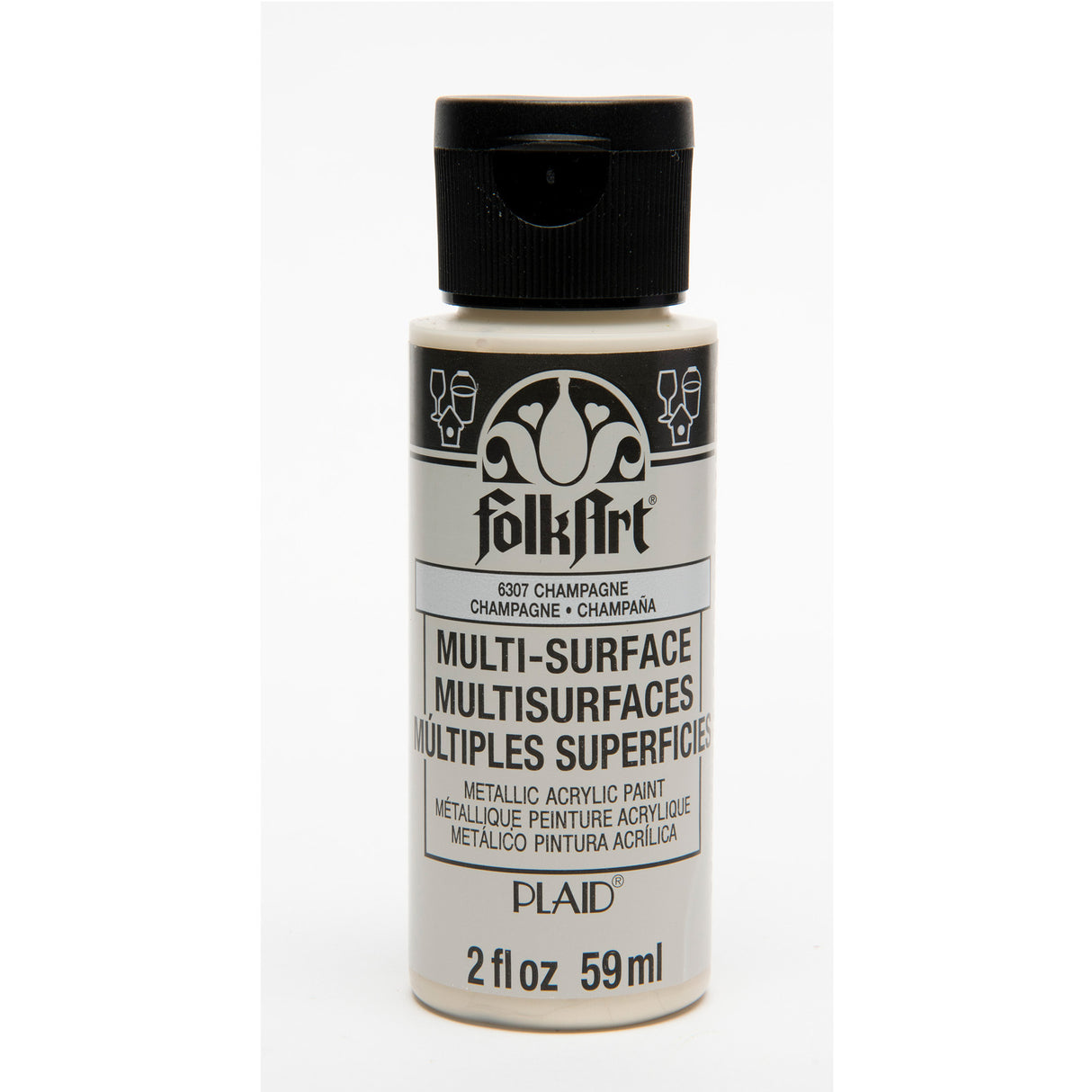 Folkart • multi-surface metallisk champagne 59ml