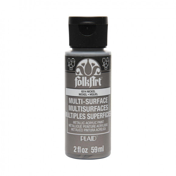 Folkart • multi-surface metallisk nikkel 59ml