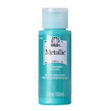 Folkart • metallisk akrylmaling akvamarin 59ml