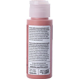 Folkart • terra cotta tekstureret akrylmaling 59ml jordagtig rose