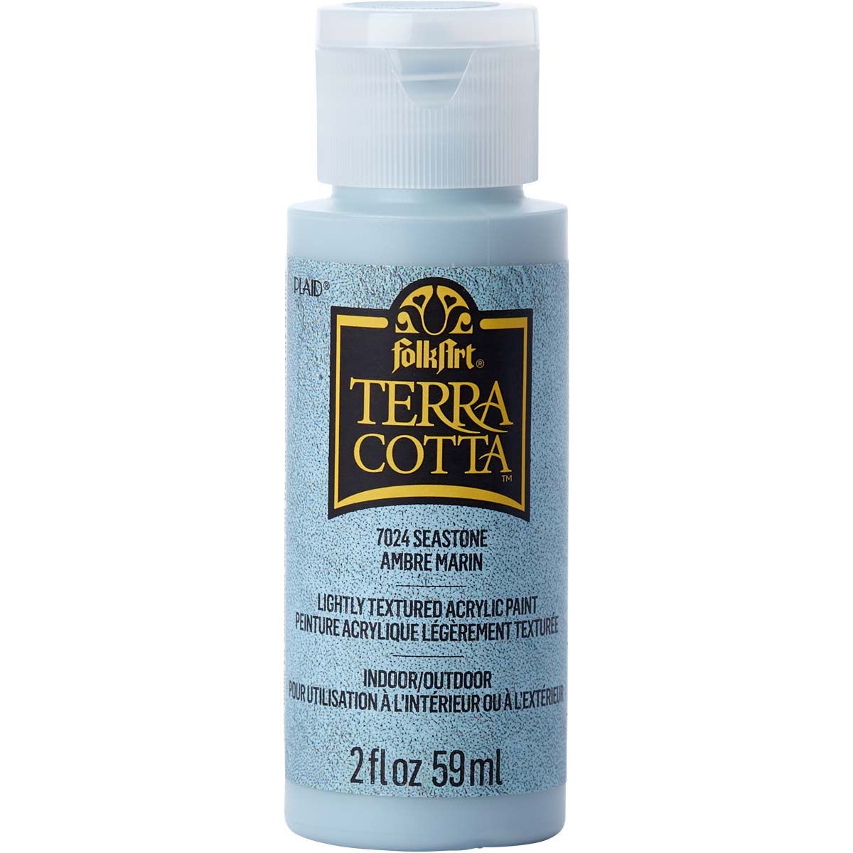 Folkart • terra cotta tekstureret akrylmaling 59ml havsten
