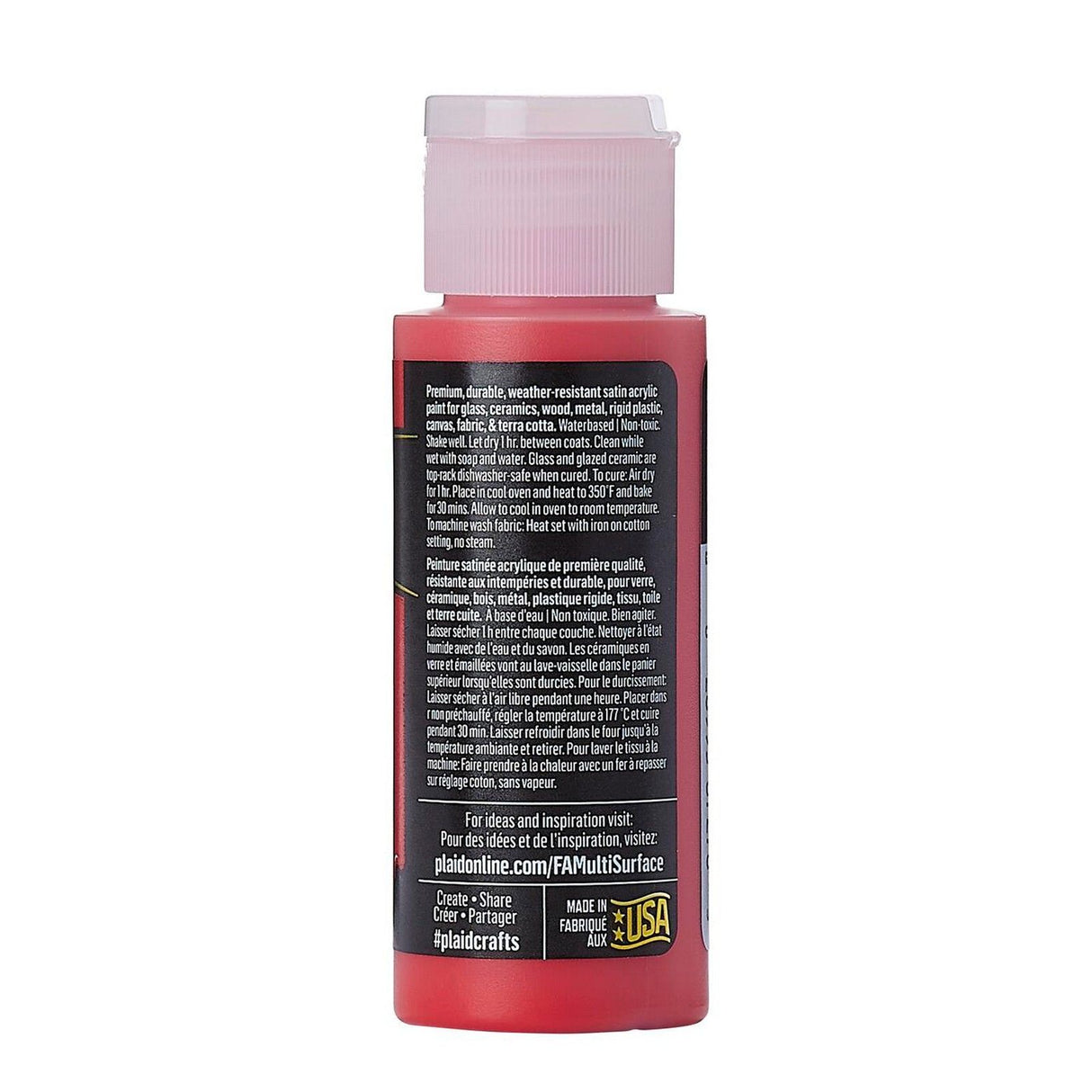Folkart • multi-surface satin læbestift rød 59ml