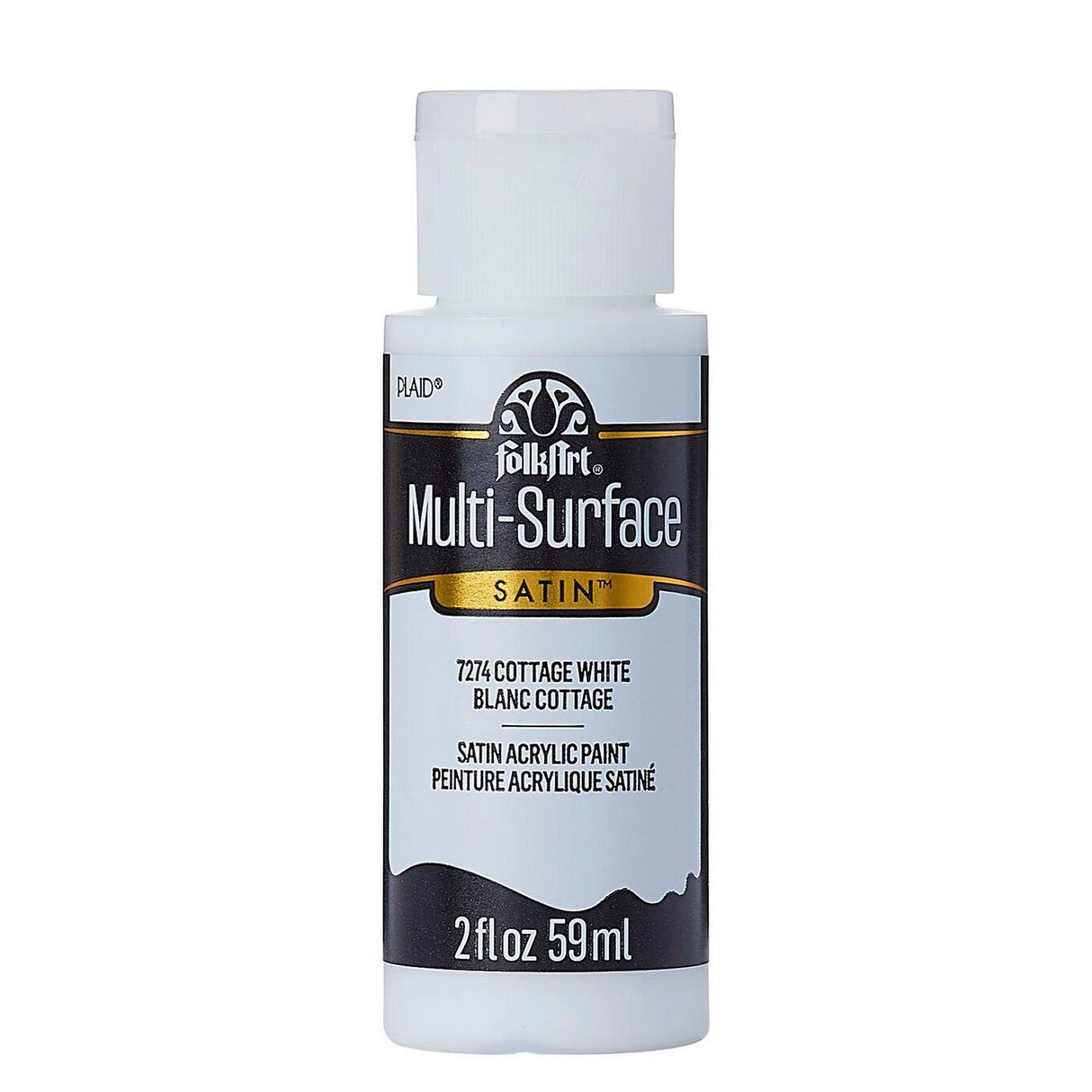Folkart • multi-surface satin sommerhus hvid 59ml