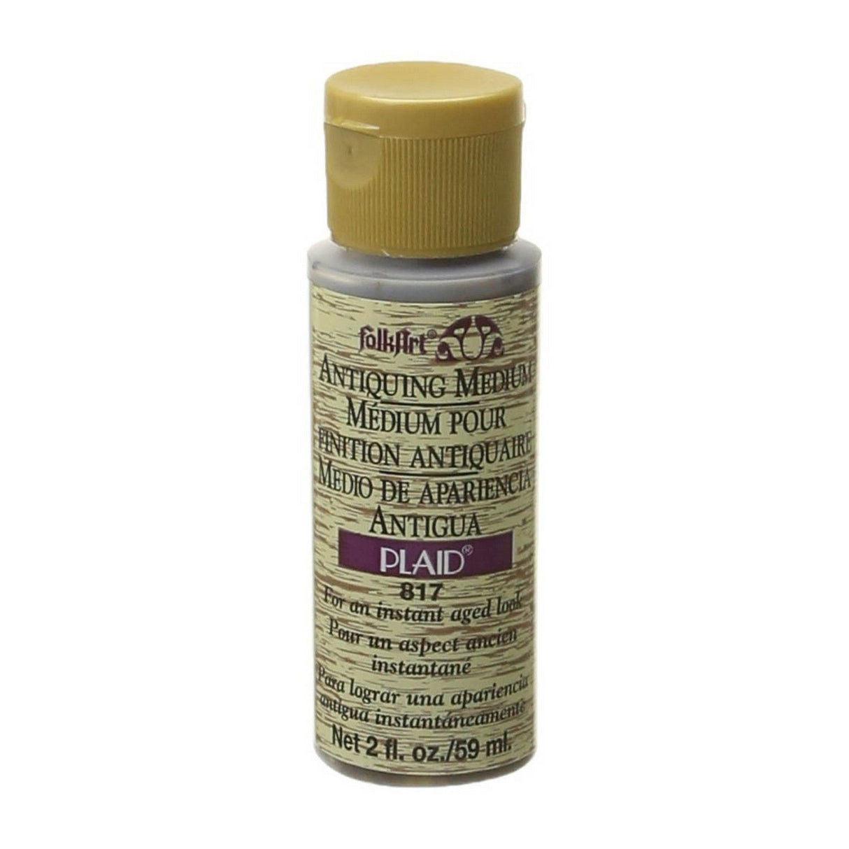 Folkart • antiquin medium wood'n spand brun