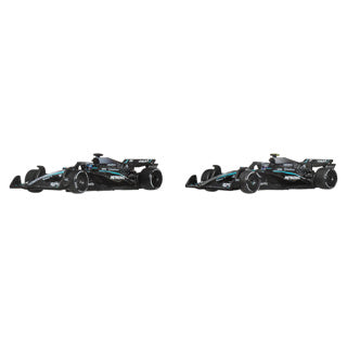 Hot wheels premium formel 1 sæt med 2 biler - amg petronas formel 1 team russell og antonelli
