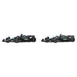 Hot wheels premium formel 1 sæt med 2 biler - amg petronas formel 1 team russell og antonelli