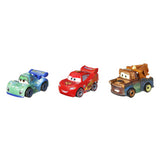 Mattel biler disney mini racers 3 pack assorteret