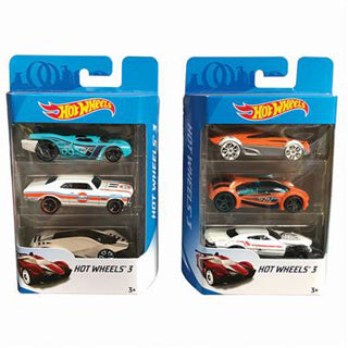 Hot wheels diecast 3-pack bilsæt
