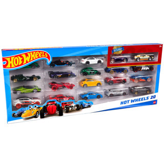 Hot wheels trykstøbt gavesæt med 20 biler – 20 stk. legetøjskøretøj