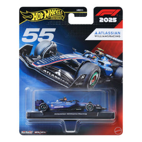 Hotwheels premium f1 racerbil williams carlos sainz | 4 stk
