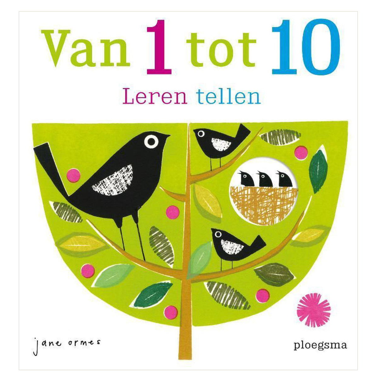 At lære at tælle orale kort fra 1 til 10