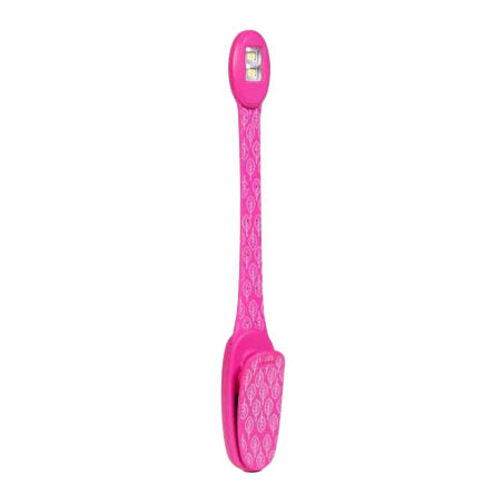 Mondikaart flexilight xtra læselampe pink blad