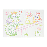 Mondaarten Dikke linjer Colorbook Color - Dragon