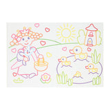 Orale kort Dikke Lines Colorbook Color - Prinsesse