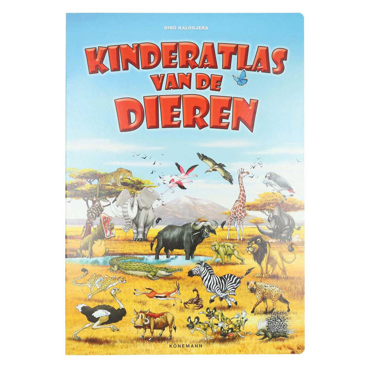 Mondikaart mega børneatlas over dyr