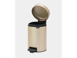 Brabantia pedalspand newicon 3l metallisk guld