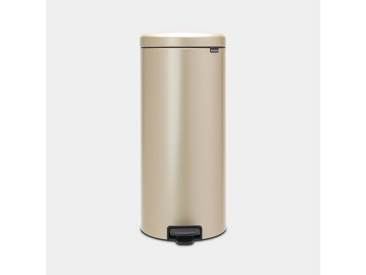 Brabantia pedalspand 30l metallisk guld
