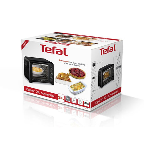 Tefal of484811 optimo heteluchtoven 39l zwart