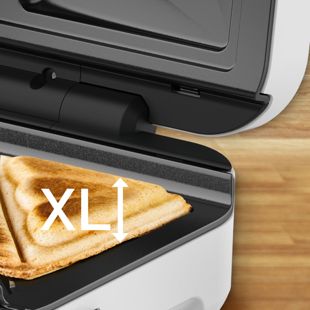 Tefal SW7011 Snack XL sandwich maker sølv hvid