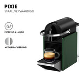 Krups xn3063 nespresso pixie kaffekapselmaskine mørkegrøn sort
