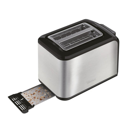 Tefal TT410D express brødrister 16x26x19 cm 850W rustfrit stål sort