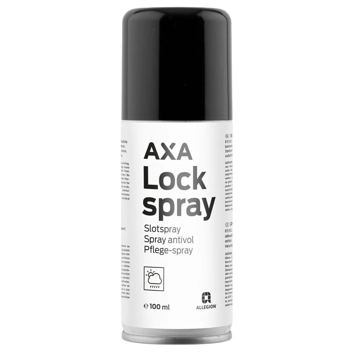 Axa låsespray - hvid sort