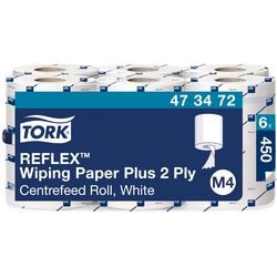 Håndklæder tork 473472 hvid 6 stk