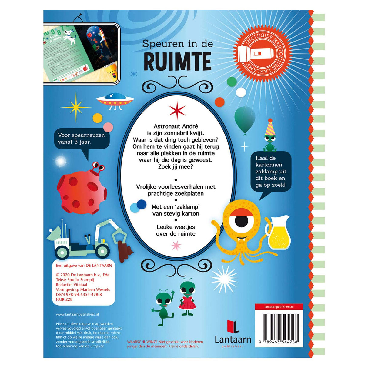 Udforsker rummet + pap lommelygte