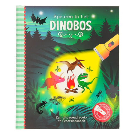 Udforsk dino skoven + pap lommelygte