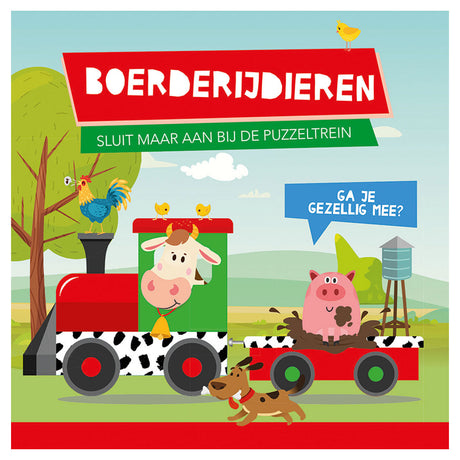 Usborne bondegårdsdyr bog + puslespil