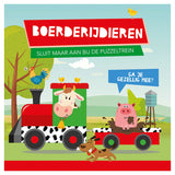 Usborne bondegårdsdyr bog + puslespil