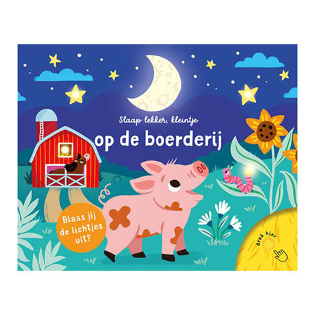 Lanterneforlag sover godt, lille en tænder - på gården småbørnsbog