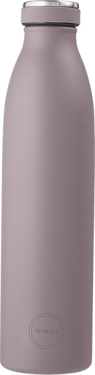 Aya ida - drikkedunk - termokande - vandflaske - 750ml - lavendel
