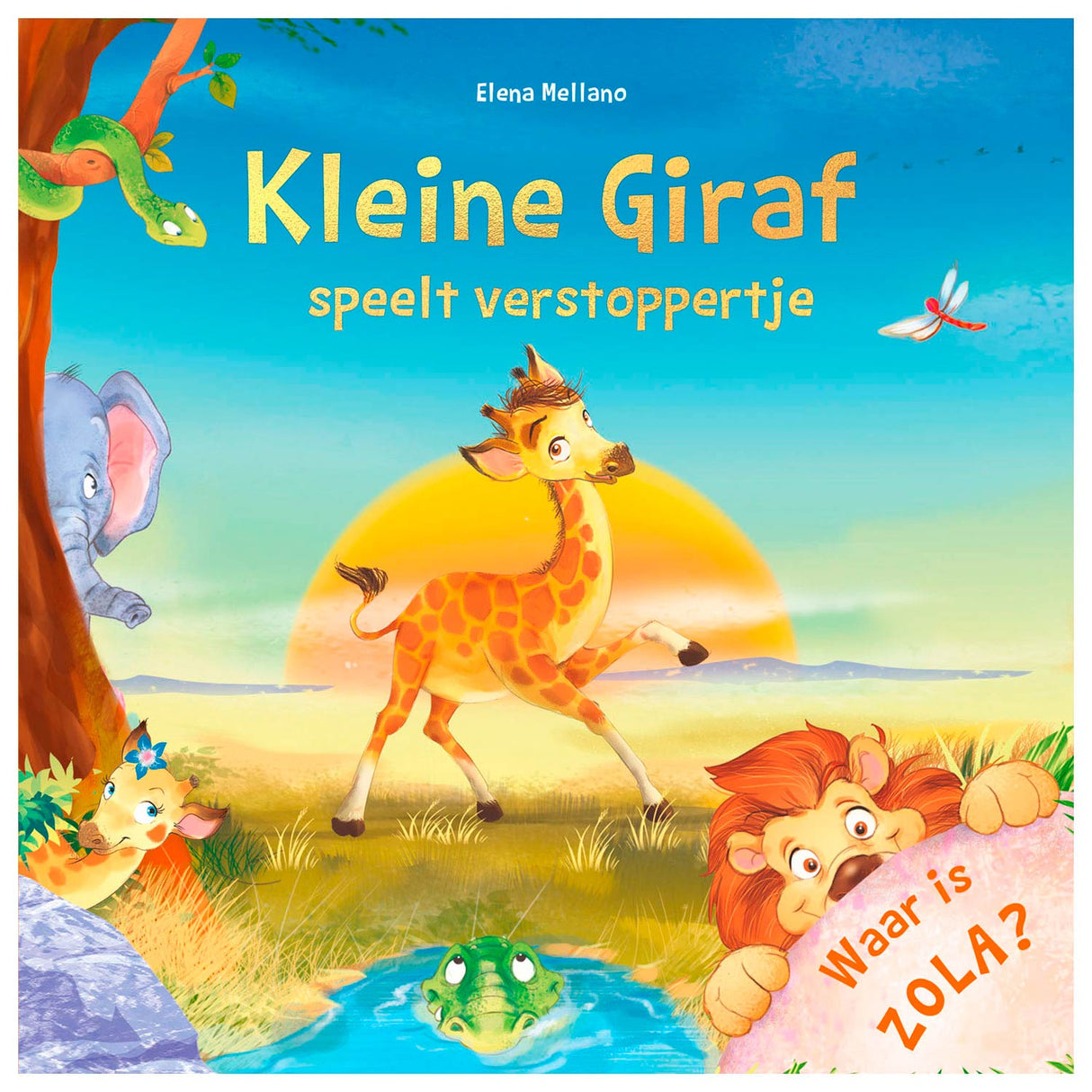 Rebo forlags lille giraf leger gemmeleg