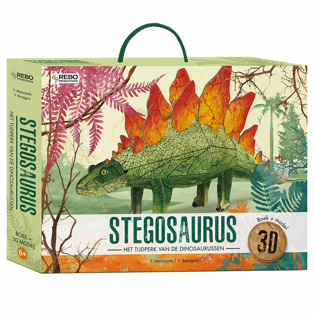 Rebo forlagsbog + 3d-model stegosaurus